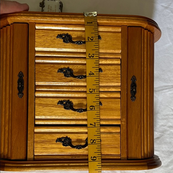 Wooden Jewelry Box with Mirror - Picture 11 of 11